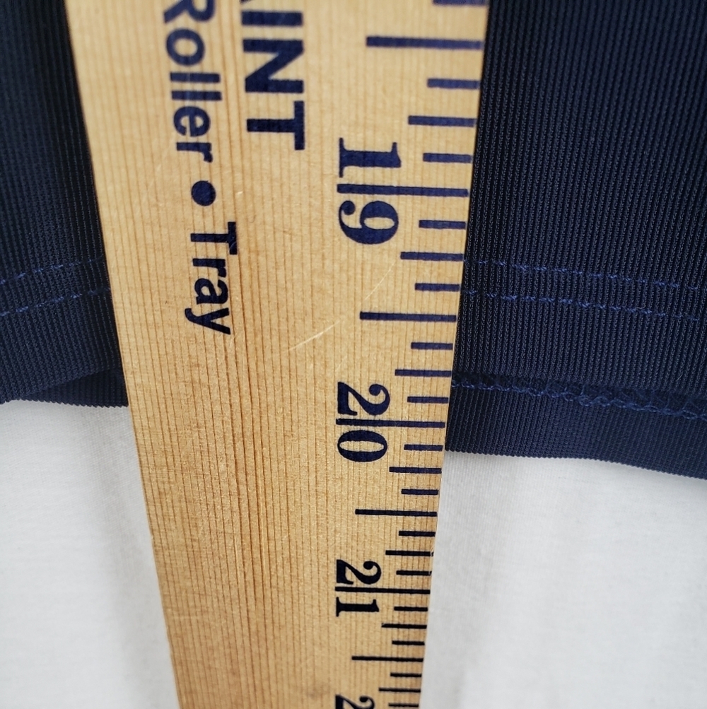 Joule Navy Blue Sleeveless Y2k Shirt Sz M - Picture 6 of 7